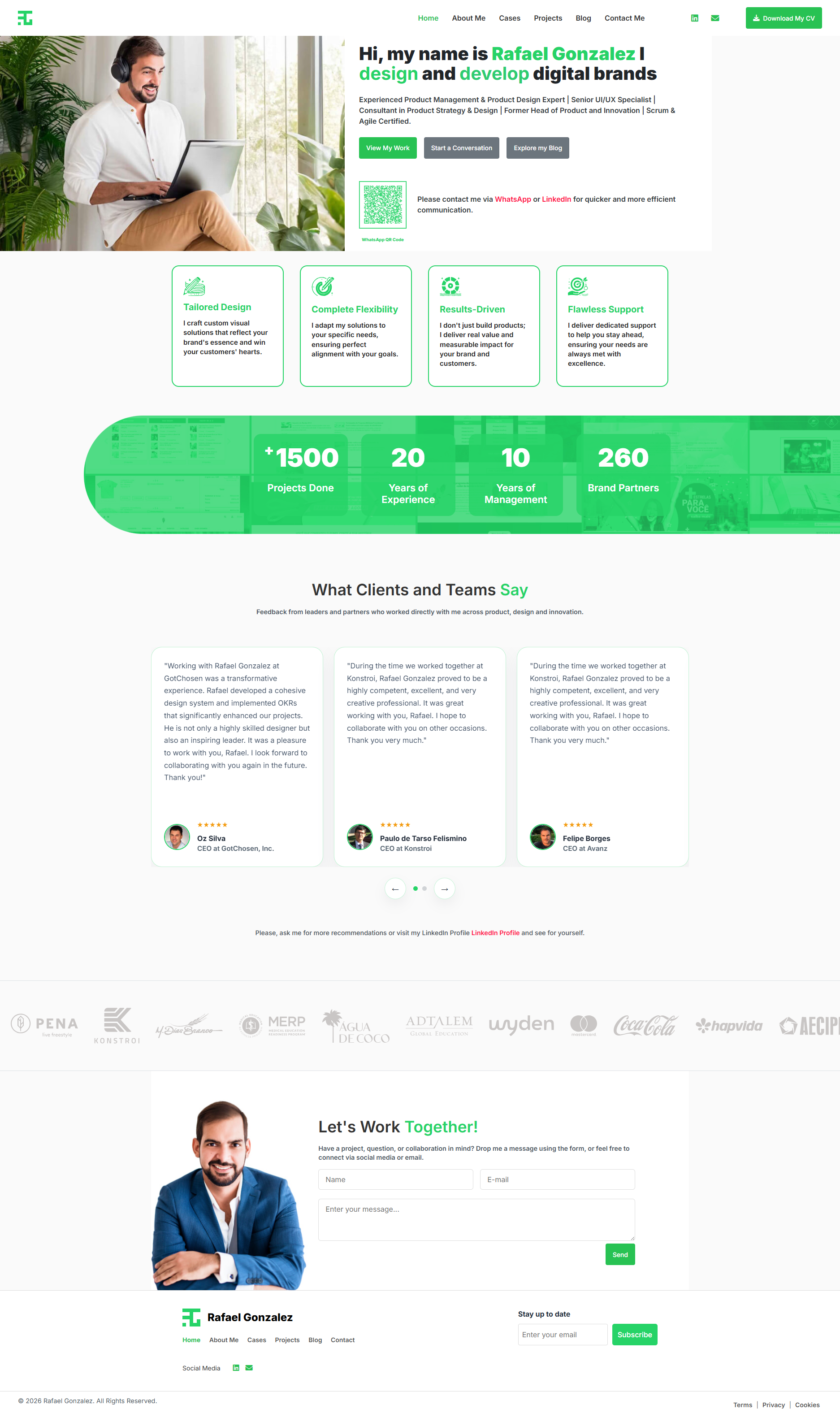 Website print for My Personal Website